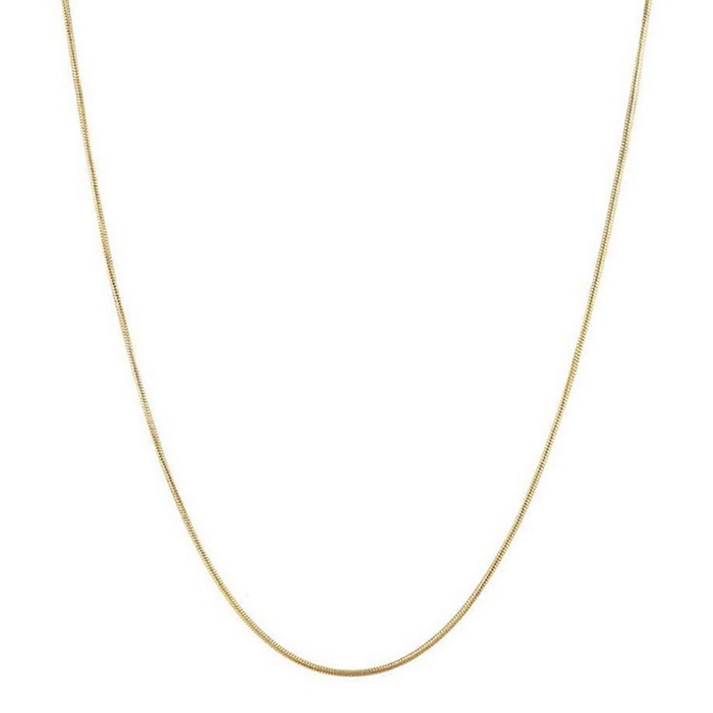 Gold plated snake chain necklace - Picture 4 of 6
